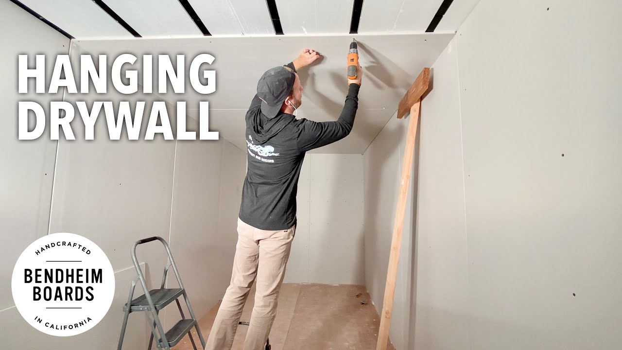 Shipping Container Shaping Bay [Part 4 Hanging Drywall]