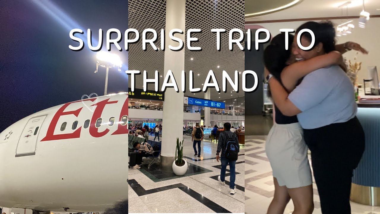 VLOG: SURPRISE TRIP TO MY FAMILY IN BANGKOK THAILAND