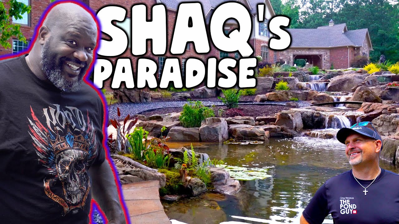 SHAQ'S NEW *KOI POND* The Big Reveal!!!