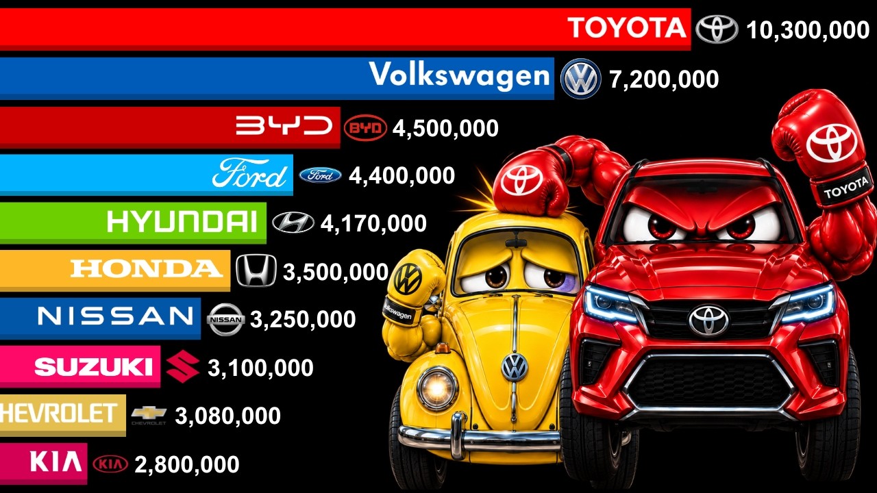 Best Selling Cars 1950 - 2026