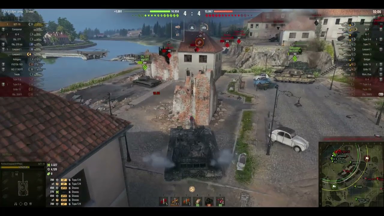 BZT-70 In Action 5.5K dmg 6K dmgBlk #wot