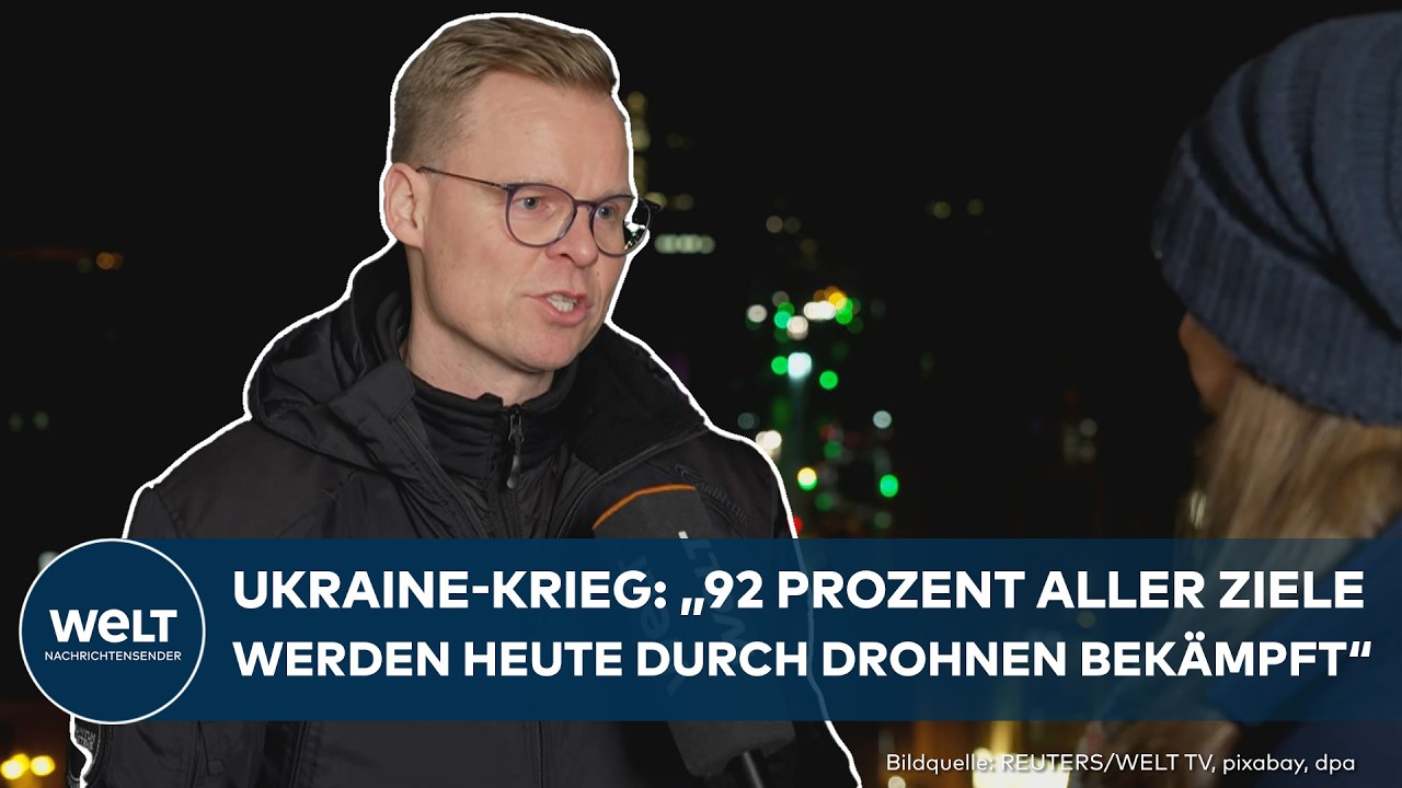 UKRAINE-KRIEG: „Seit 2022 eine Evolution und Revolution bei Drohnen“ | CEO Sven Kruck im Interview
