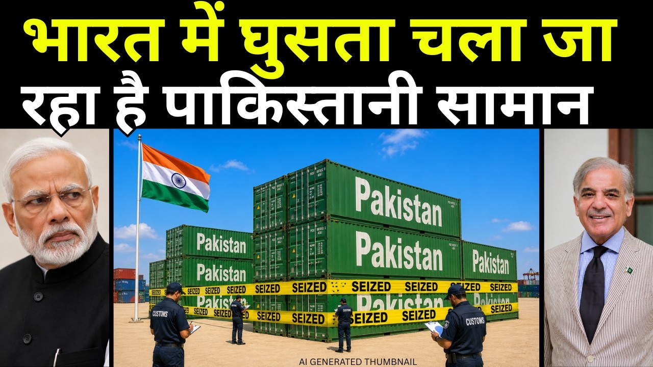 Indians Still Import Pakistani Goods Worth Of Crores | नहीं रुक रहा पाकिस्तानी सामान भारत आने से