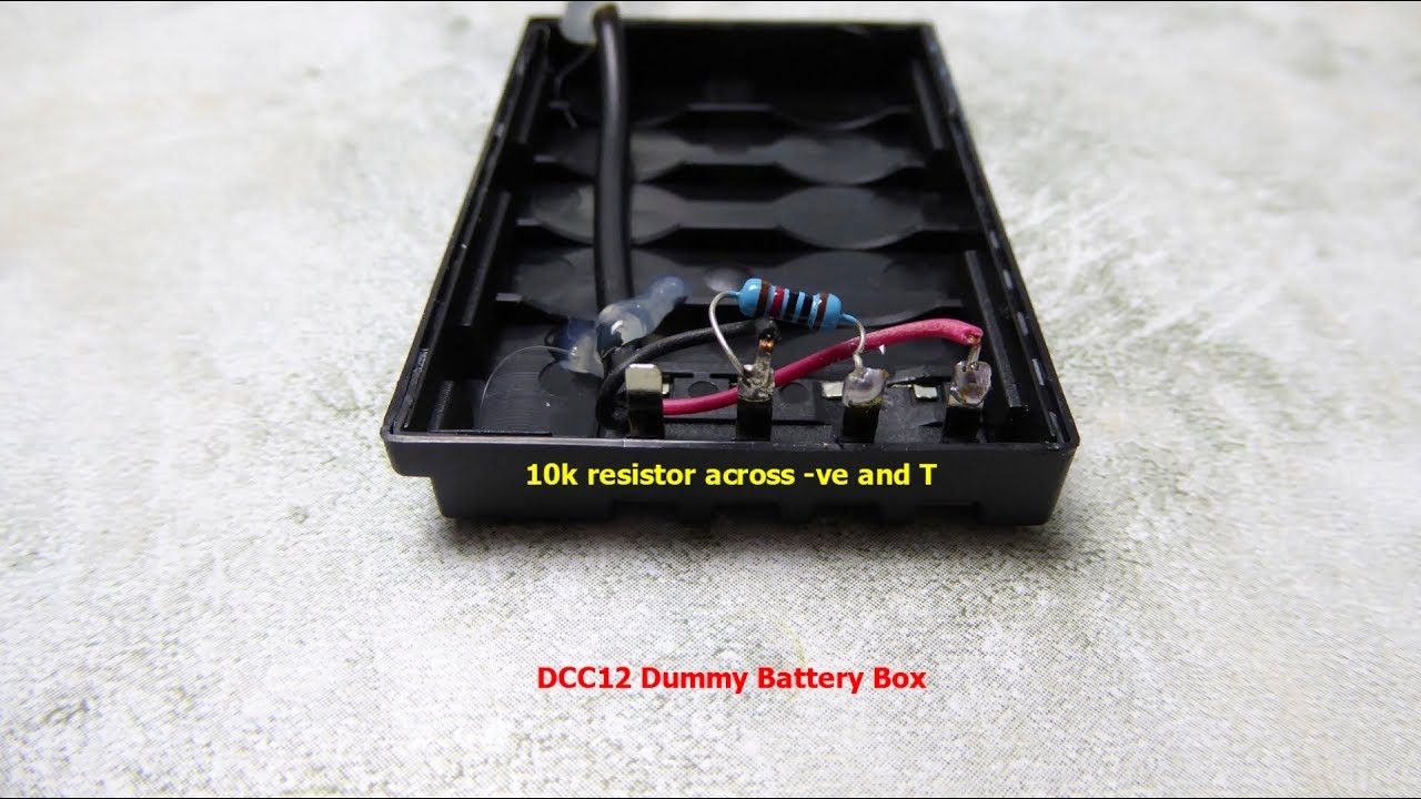 Adding Battery Level Indication to Panasonic Dummy Battery Boxes DCC8 and DCC12