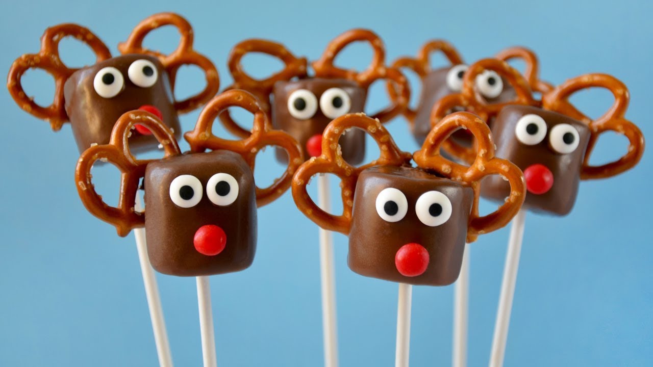 Reindeer Marshmallow Pops