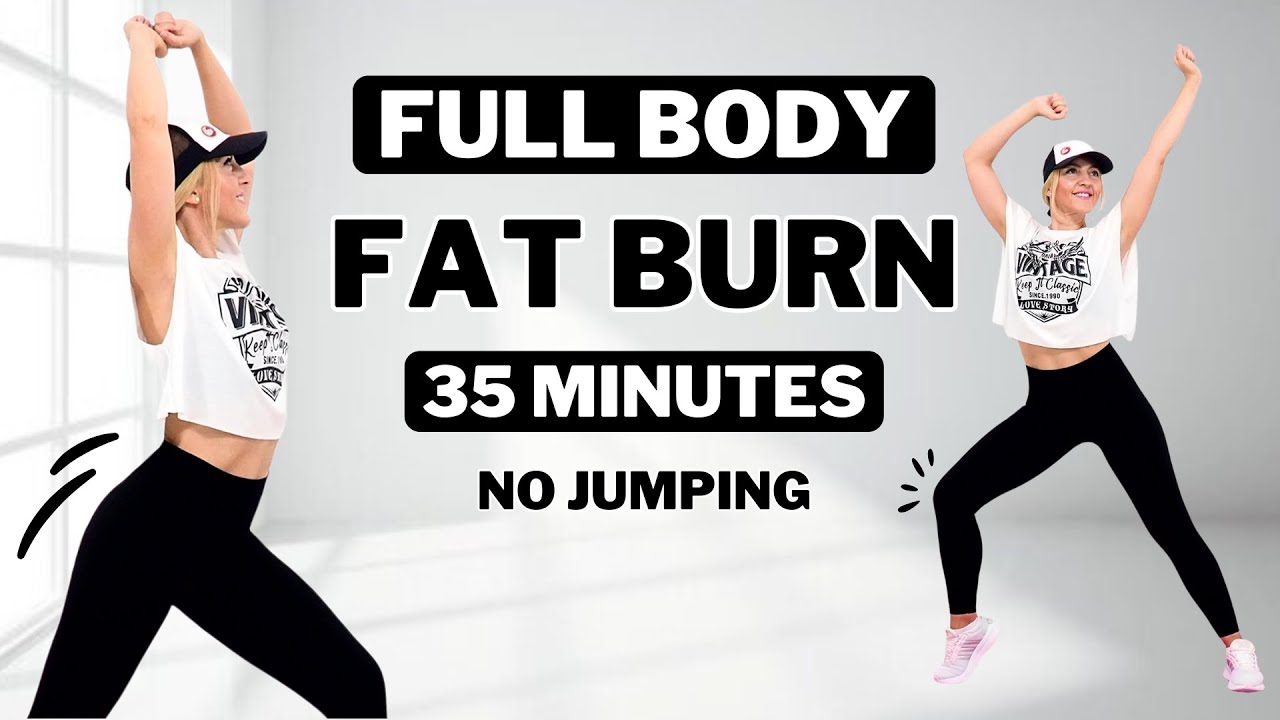🔥35 Min STANDING WORKOUT🔥Full Body Fat Burn - Arms, Abs, Legs🔥No Equipment🔥No Repeat🔥