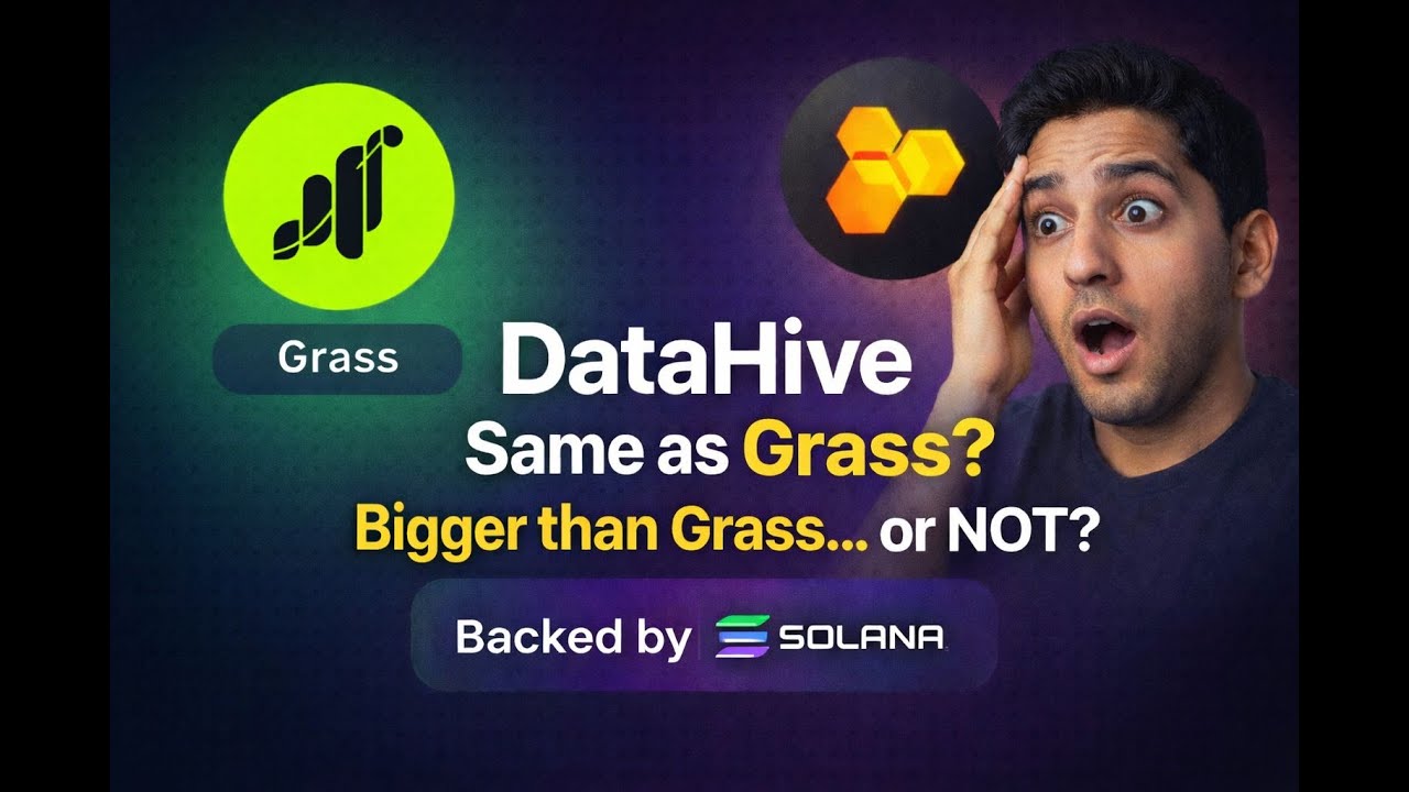 DataHive Ai = Grass 2.0😱 Real Point Farming Airdrop Breakdown|| Backed- By Solana Ventures