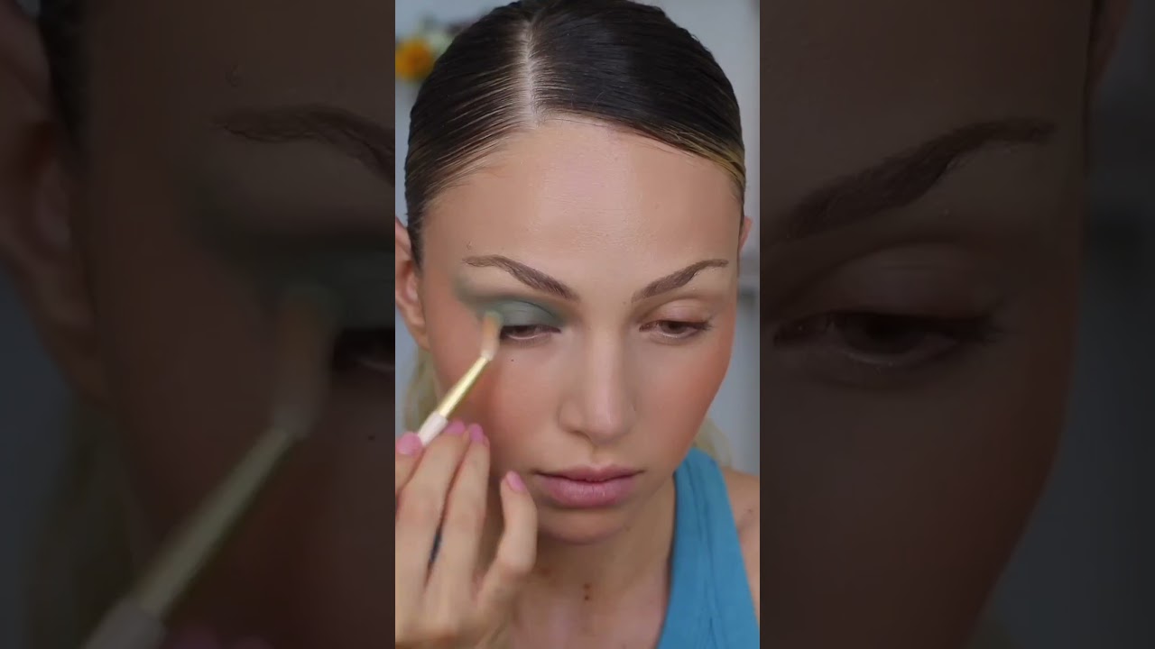 Summer blues look using all the products from July’s Boxy and IPSY glam bag  🌊 