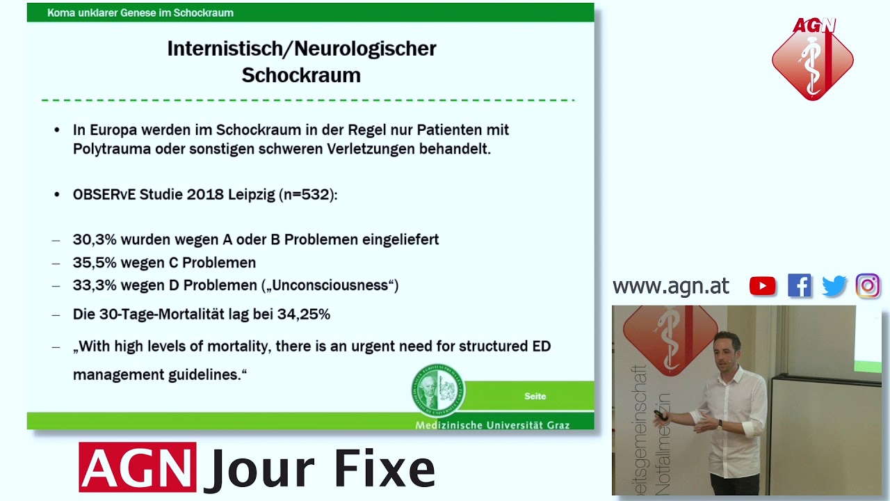 Koma unklarer Genese – intubiert, beatmet im Schockraum !? - Gabriel Honnef