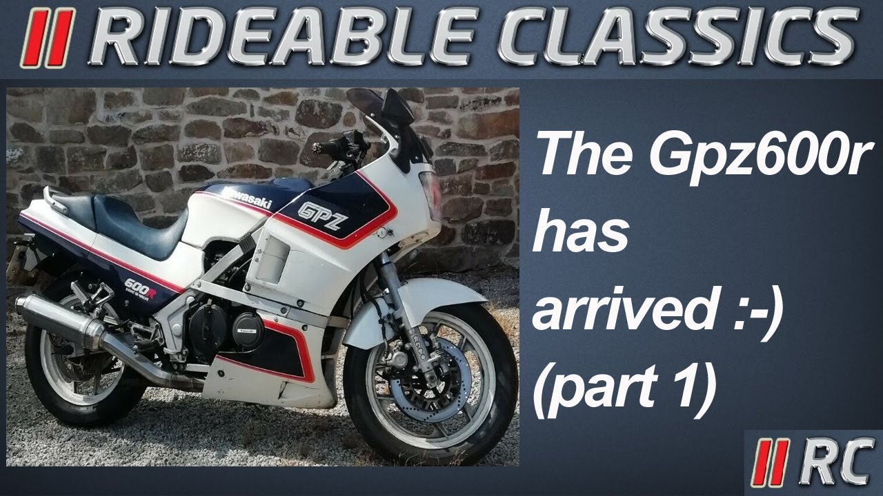 She has arrived !!!!   The Gpz600r has arrived - and I couldn't be more pleased :-)