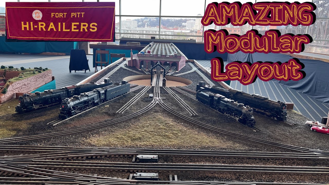 Massive Model Train Layout at the Pittsburgh Home & Garden Show!
