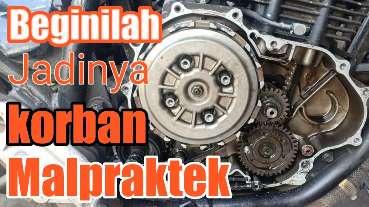 YAMAHA SCORPIO KORBAN MALPRAKTEK AMBYAR MASE