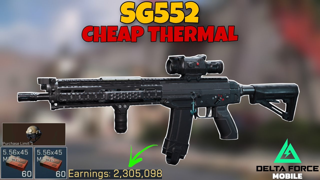 CHEAP THERMAL SG552 WITH 906 RPM IN DELTA FORCE MOBILE