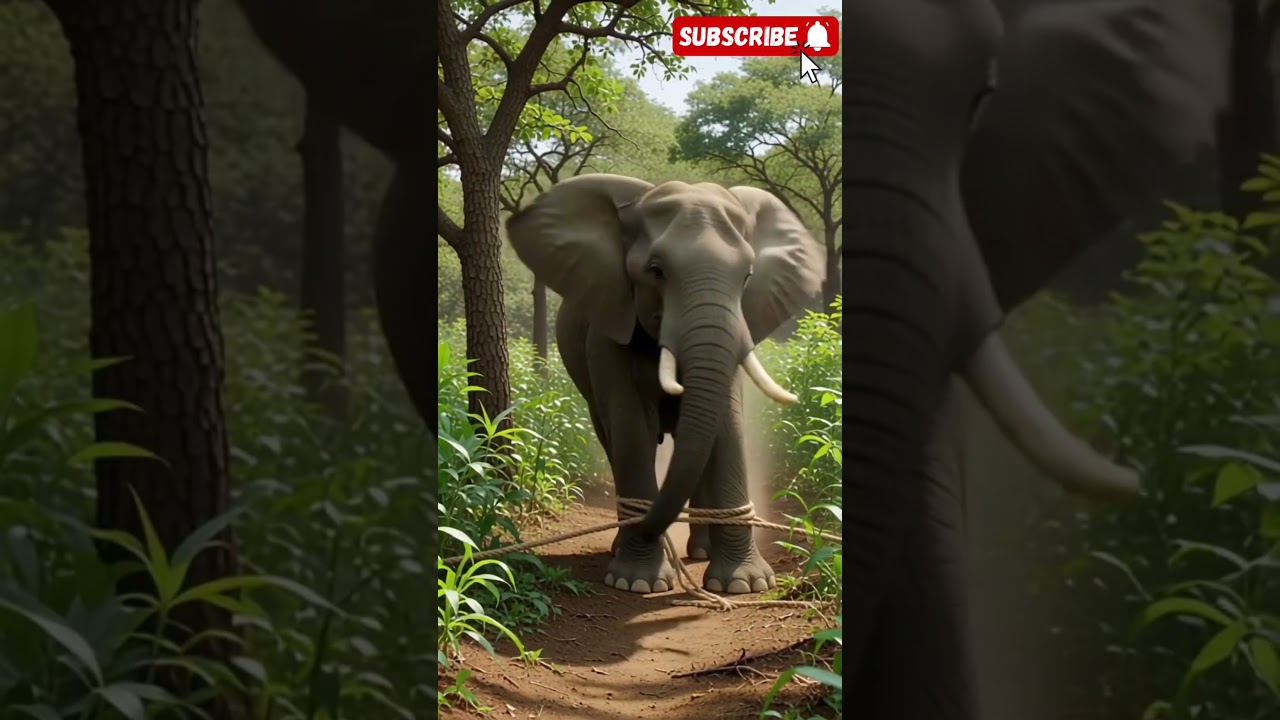 #elephant #saveelephant #nature #freedom #elephantvideo #naturesvoice #aiart