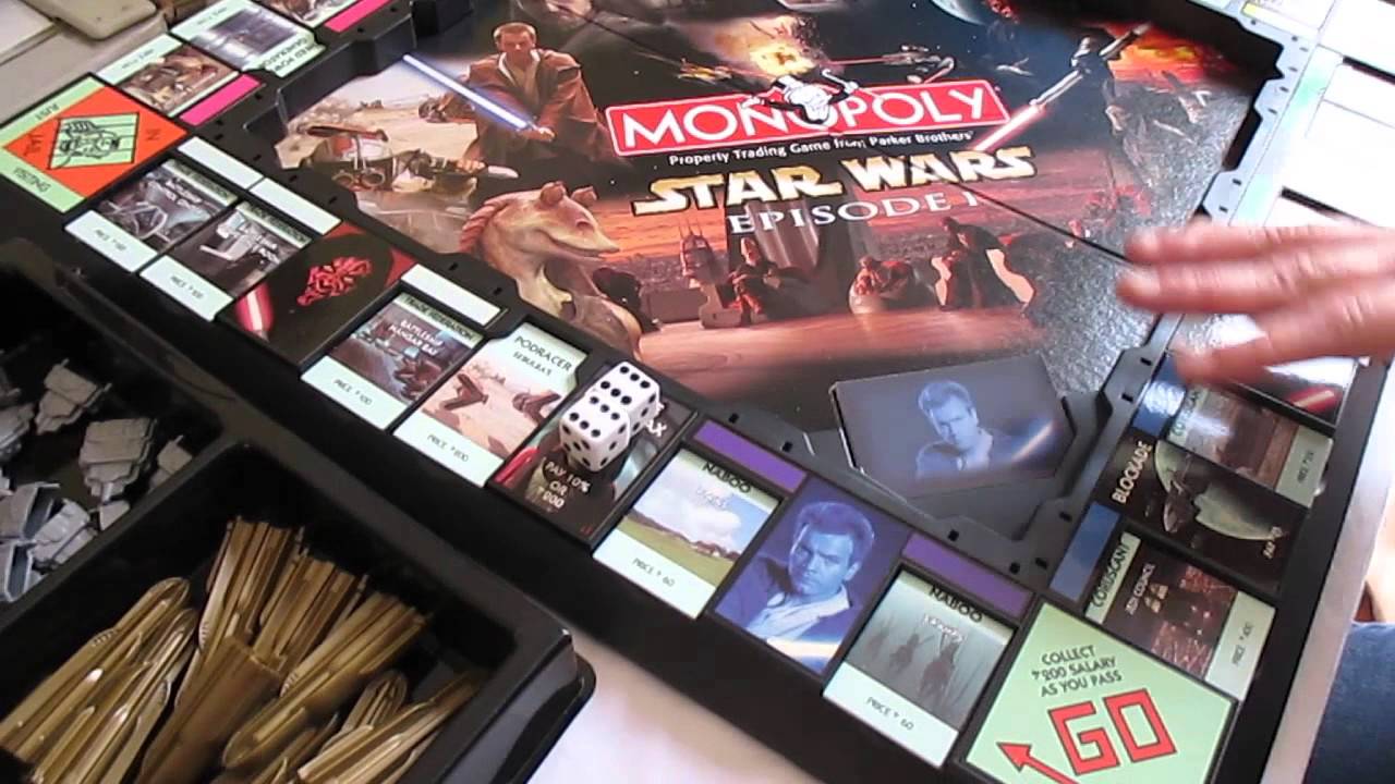 Star Wars Episode 1 Phantom Menace Monopoly