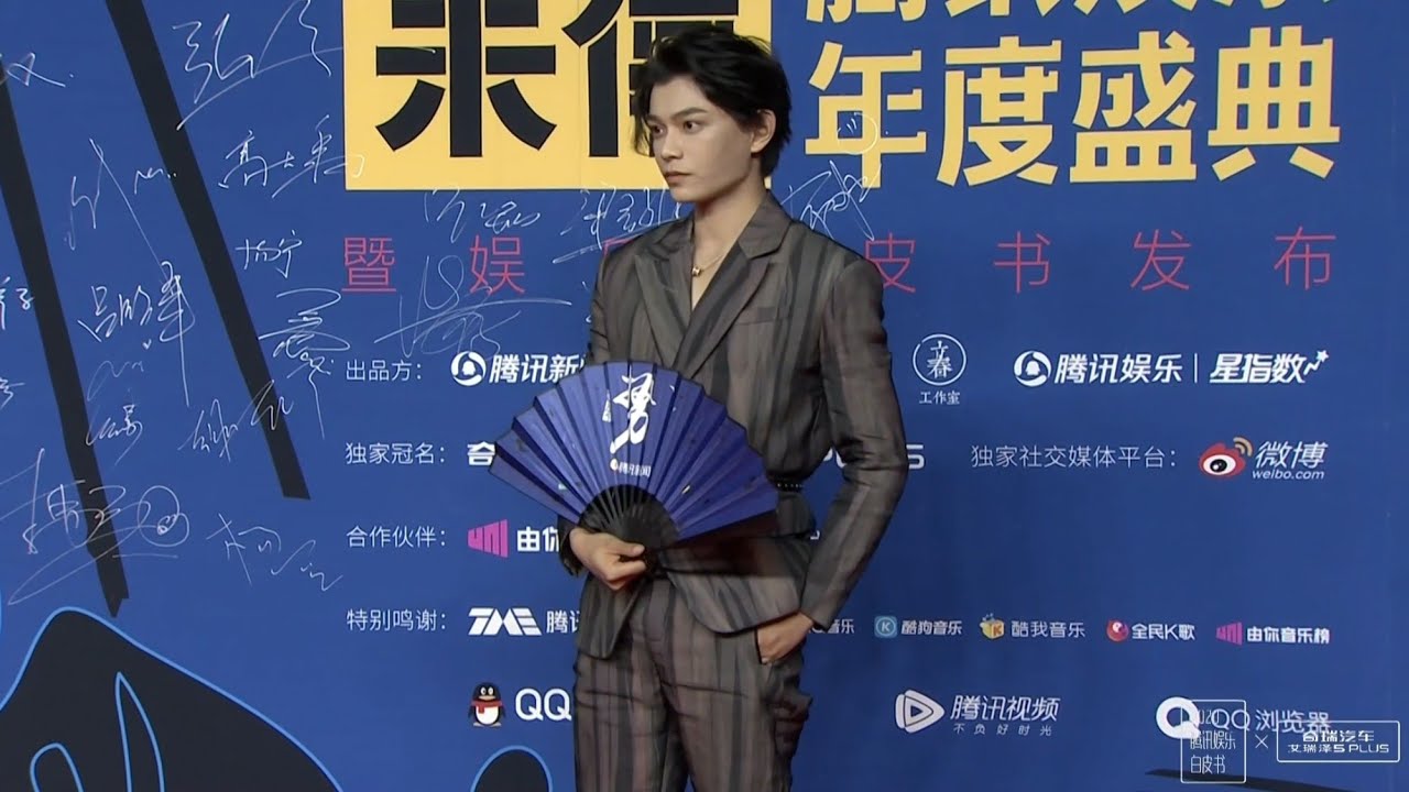 丁禹兮 2020腾讯娱乐年度盛典 红毯 DingYuxi 2020Tencent Entertainment Awards Red Carpet