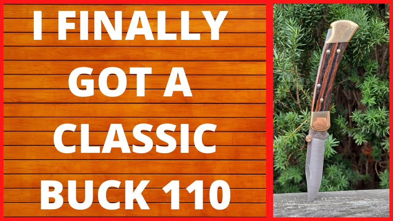 I FINALLY GOT A CLASSIC BUCK 110, 420HC, CLIP POINT, EVERYDAY CARRY, EDC