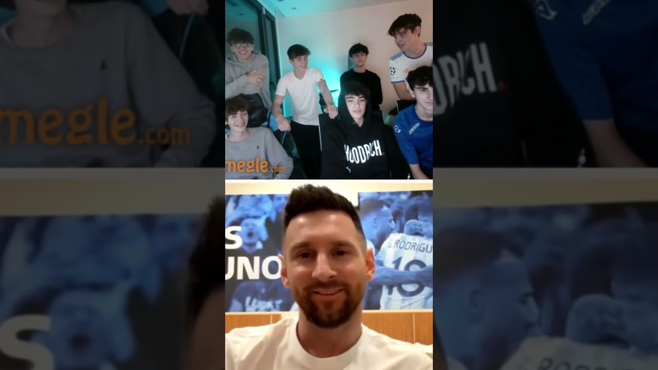 Messi Entra a Omegle Broma con @ilPituX 😂