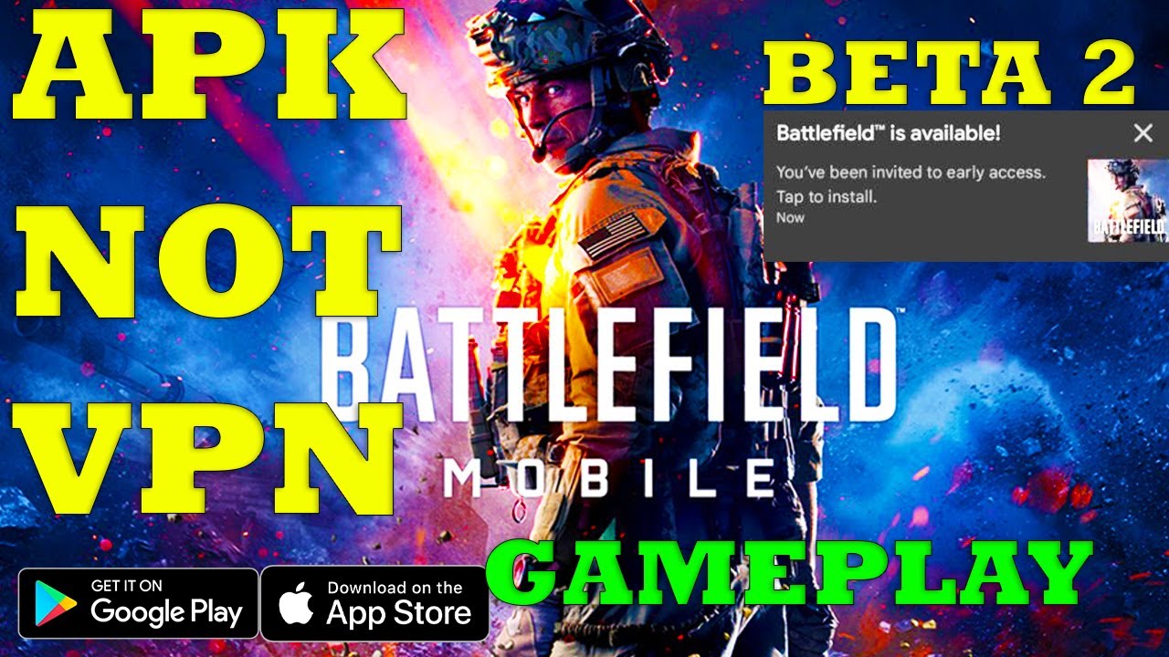BATTLEFIELD MOBILE ALPHA 2 GAMEPLAY ANDROID MAX SETTING APK NOT NEED VPN  FIRST LOOK 2022