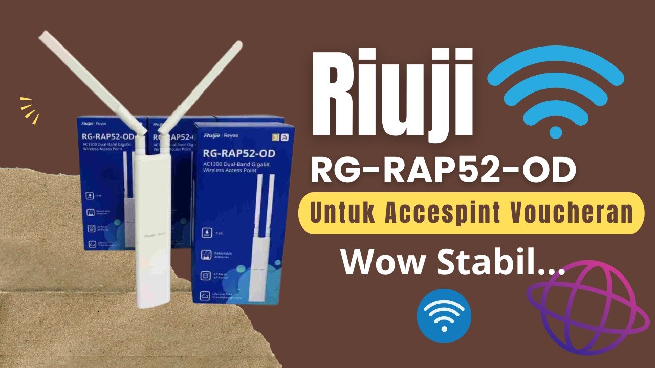 Seting Riuji RG-RAP52 Outdor Access Point Voucheran
