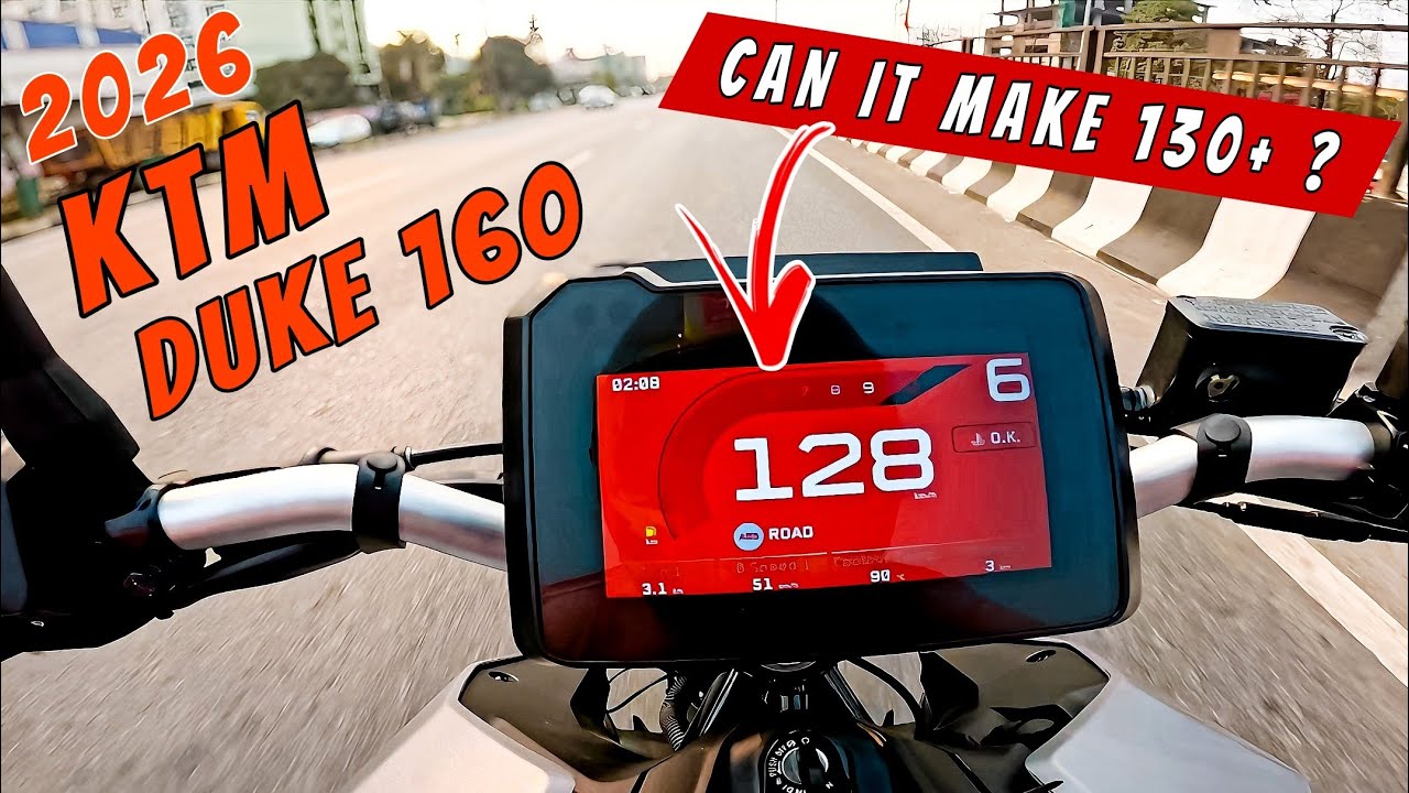 Fastest 160cc?🤔KTM Duke 160 2026 Top Speed🔥Real Highway Test #ktm#topspeed#duke160#dragrace#2026