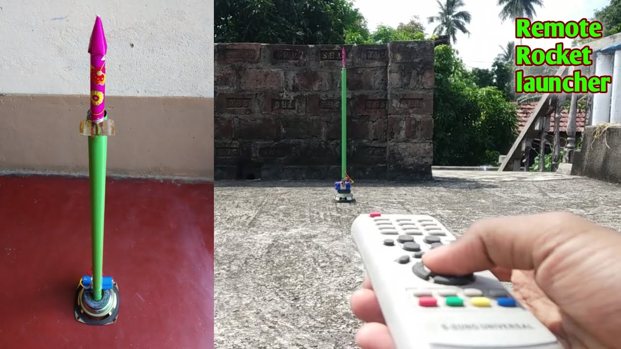 How to Make Remote Control Rocket Launcher | Diwali Rocket Launcher