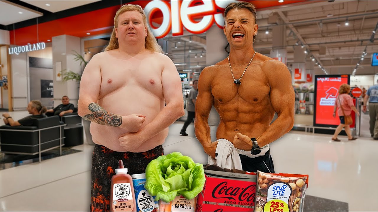 My 140kg Friend Swaps the Fast Food for a Healthy Grocery Haul