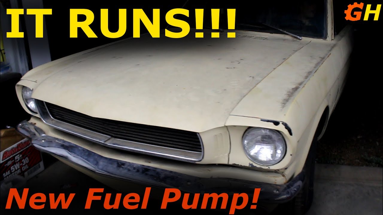 Новый механический топливный насос оживляет её! | Mustang Roadworthy Restor 1966 года №4
