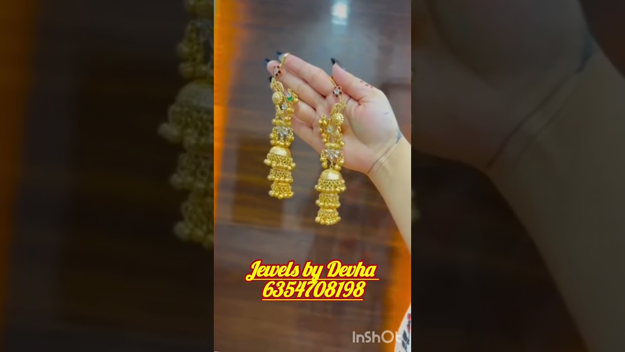Beautiful stunning jumkas #reelitfeelit #reelsvideo #reelsinstagram #reelindia #viral #shortsviral