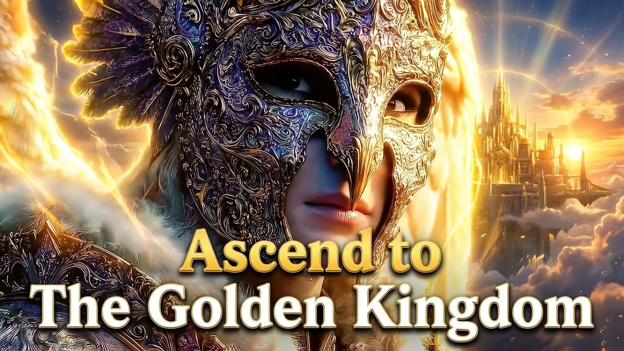 Ascend to The Golden Kingdom: Divine Fantasy Paradise Above Clouds | 4K AI Architecture Tour