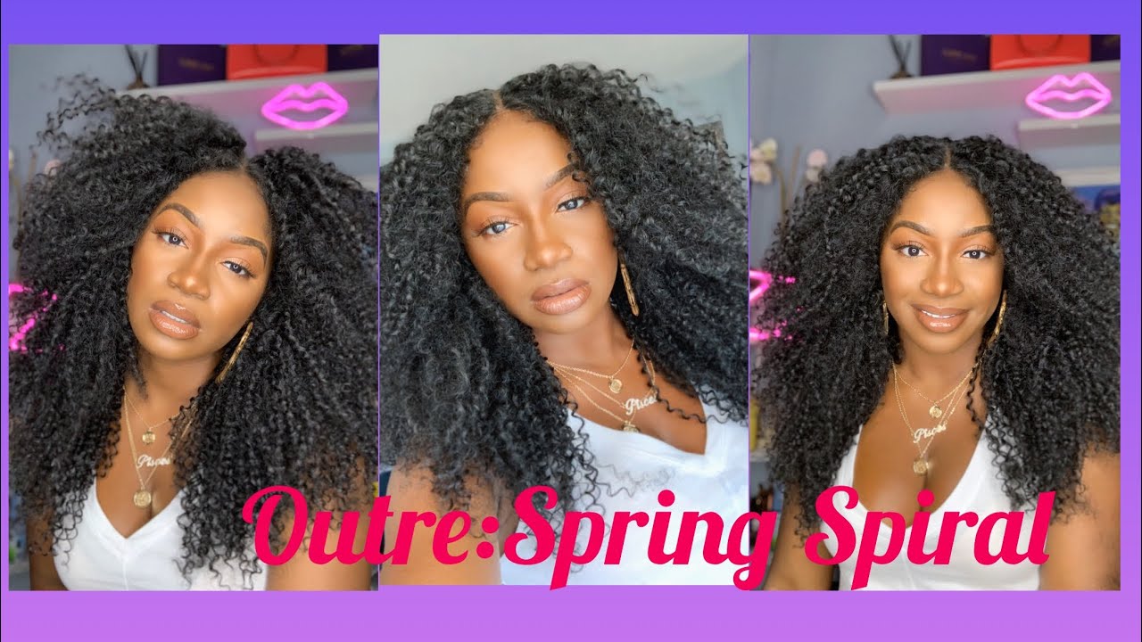 Big Sexy Collab! OUTRE BIG BEAUTIFUL HAIR  LACE FRONT WIG: 4A SPRING SPIRAL ft Beauty with Jeunie B.
