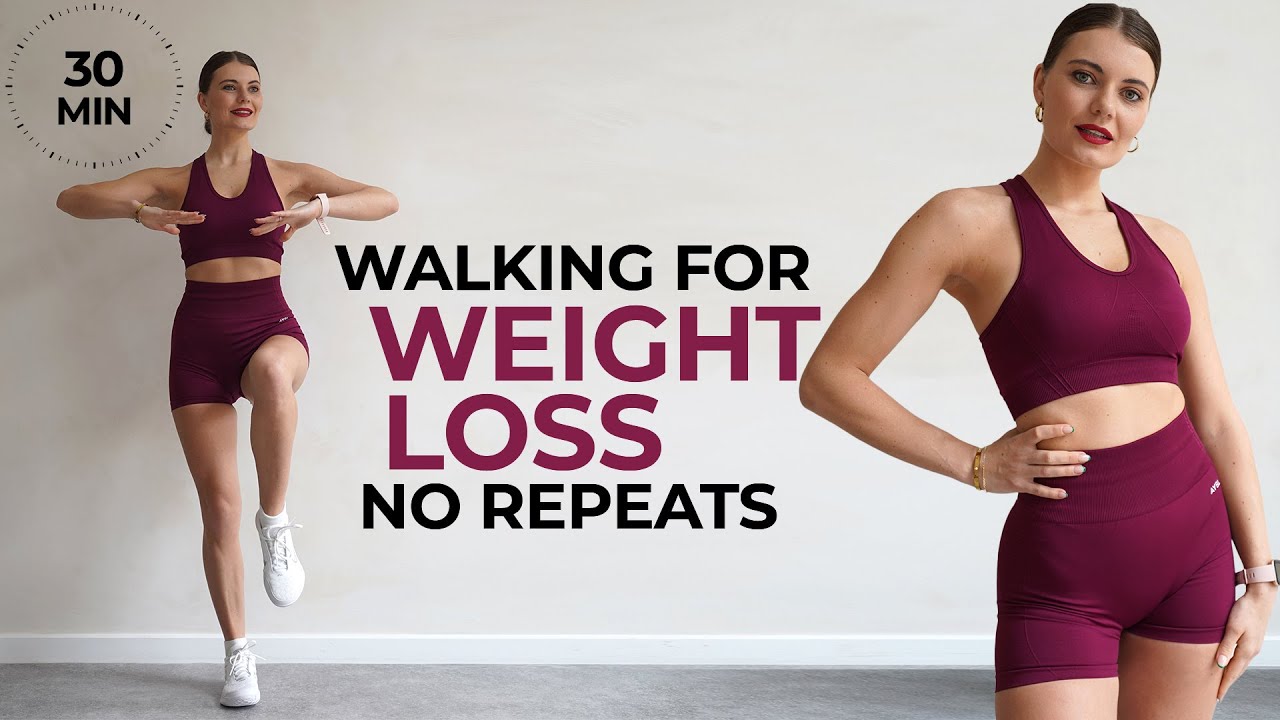 30 MIN METABOLIC WALKING EXERCISES FOR WEIGHT LOSS- No Jumping | Walk at Home