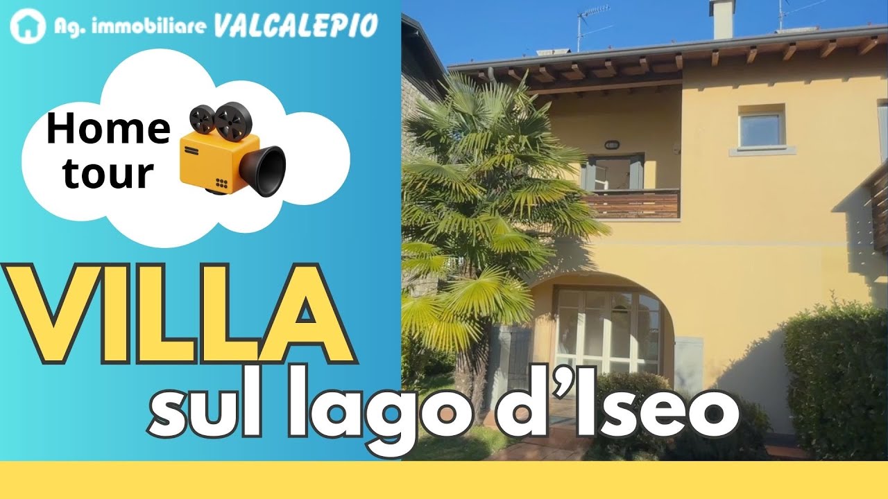 SARNICO: Villa di testa in vendita a due passi dal lago!