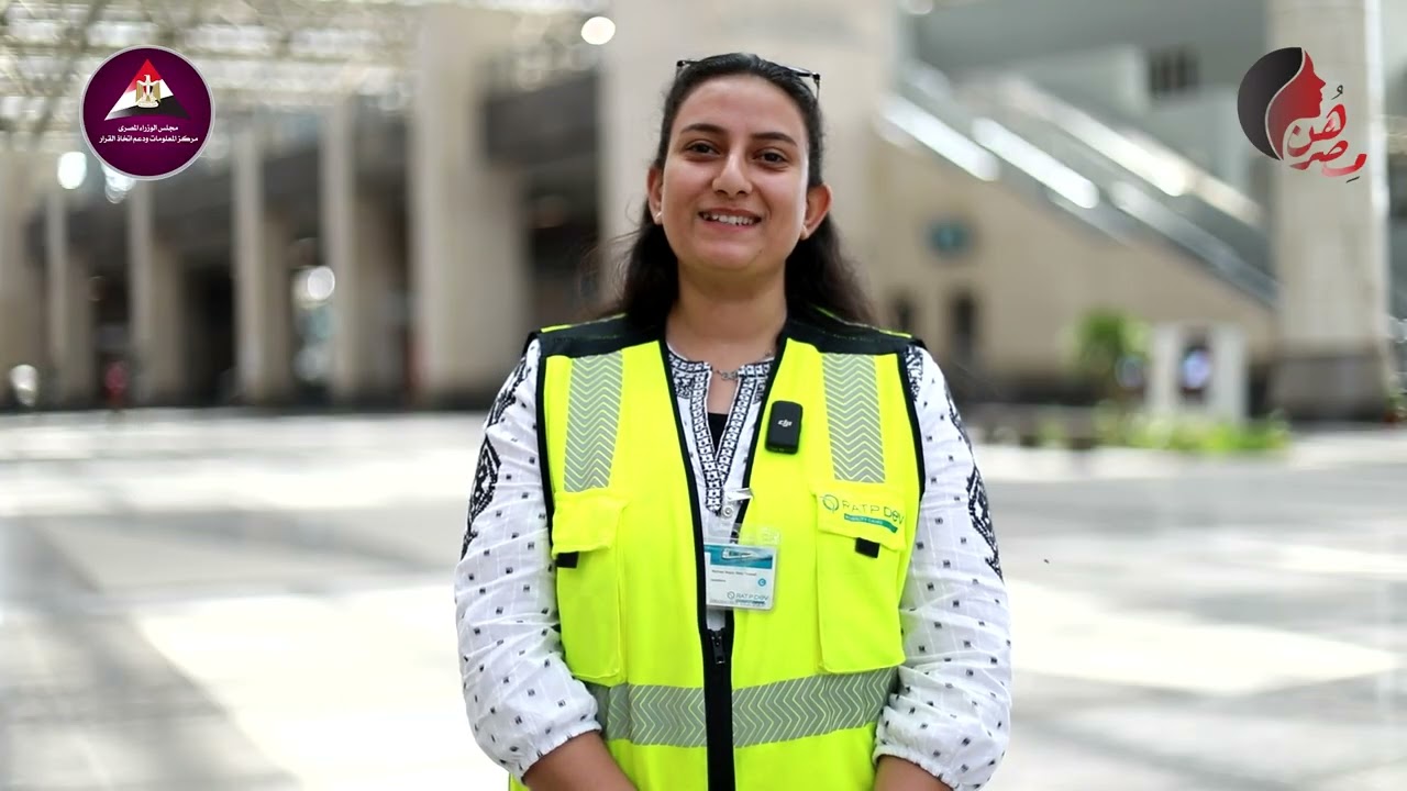 هن مصر.. أول سائقة للقطار الكهربائي LRT