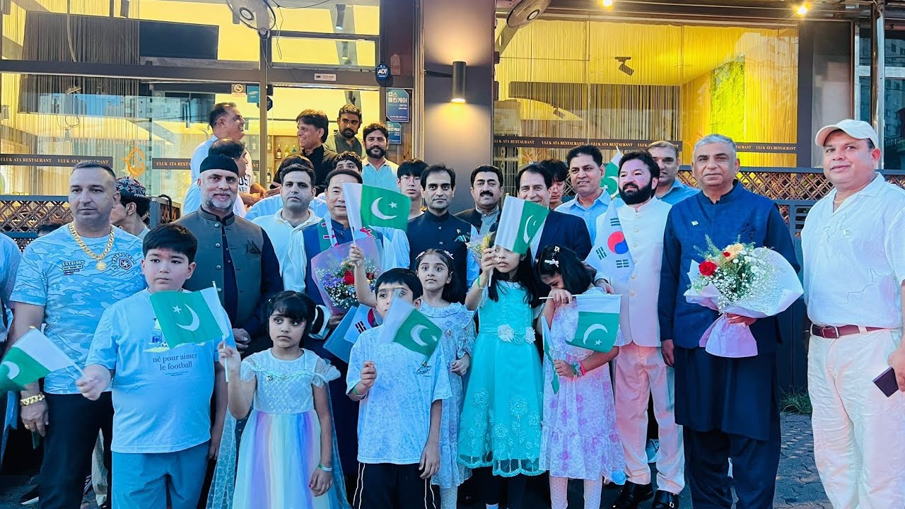 Pakistan independence day celebrating in south korea2025 !Pakistani community in south Korea 🇰🇷