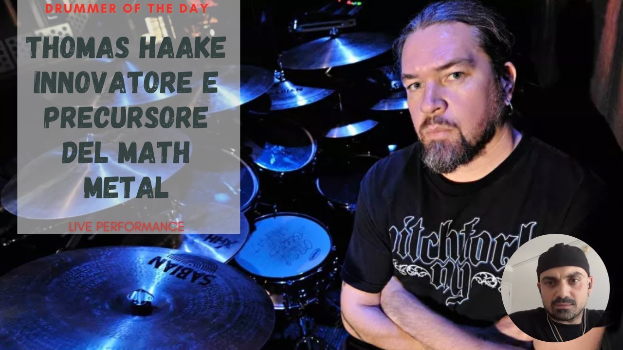 THOMAS HAAKE - batterista dei MESHUGGAH - lezione di batteria