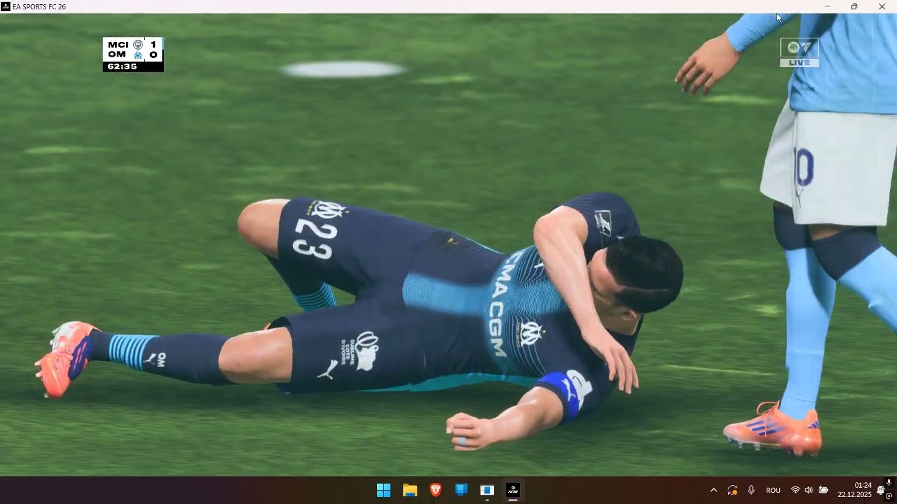 We were playing FC 26 on the leptop and we scored 3 goals as much as we could.#1