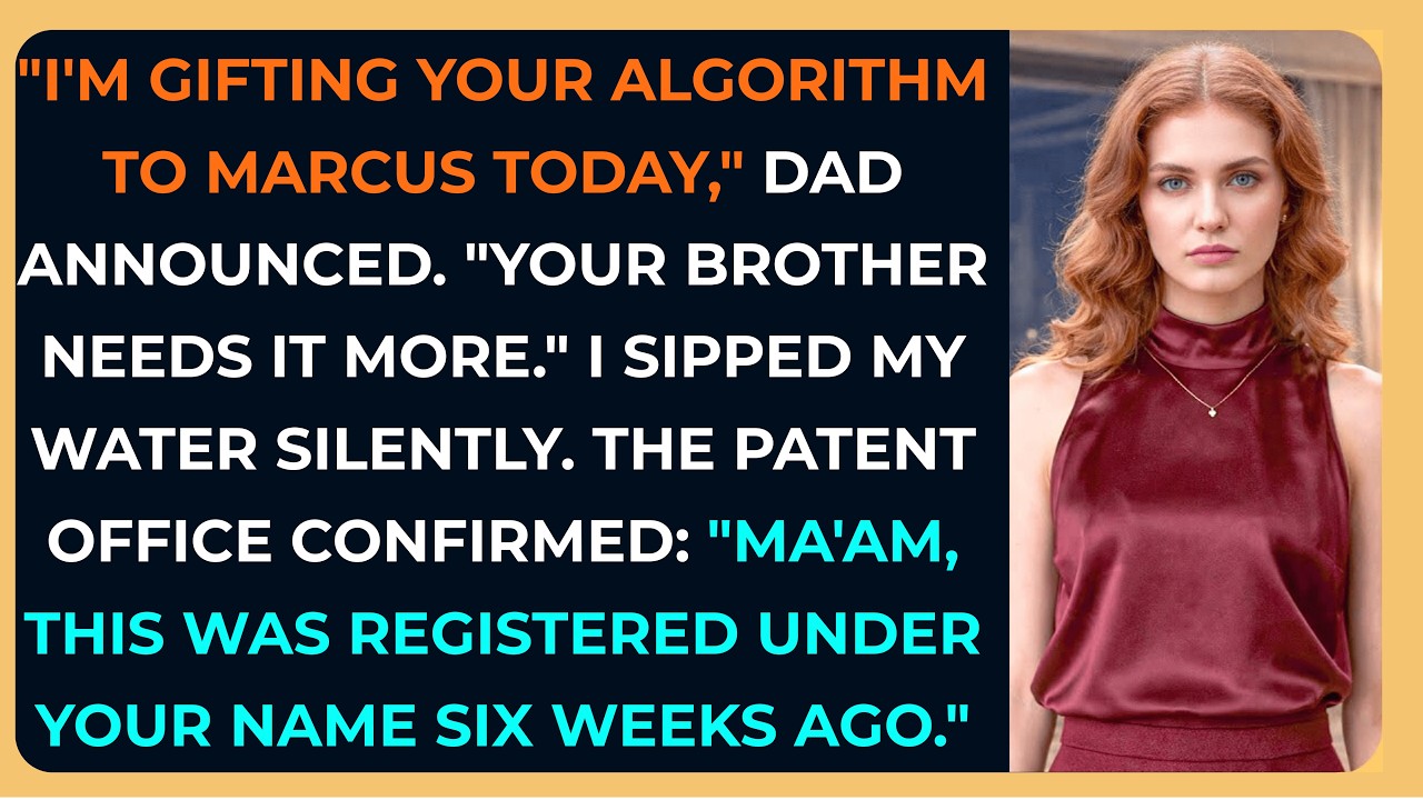 Dad Gifted My Algorithm To My Brother - He Didn't Know I Already Own The Patent