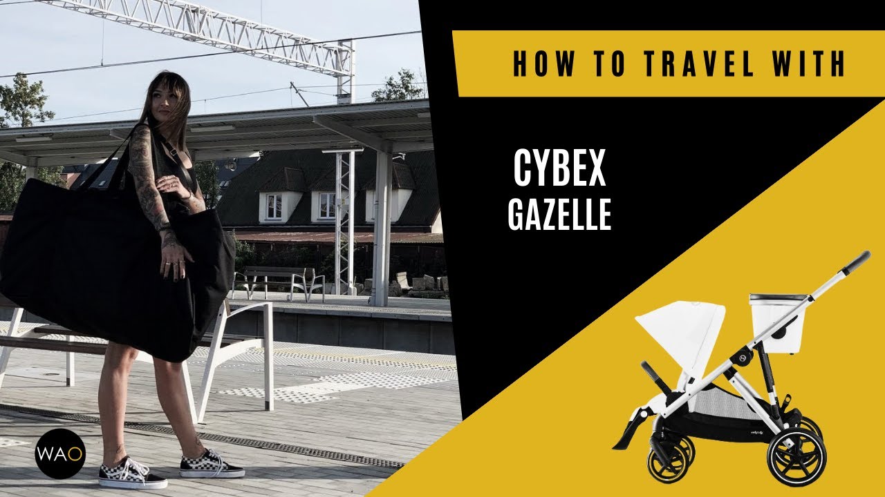 Collapsing/packing the Cybex Gazelle stroller into the WAO XXL travel/transport bag