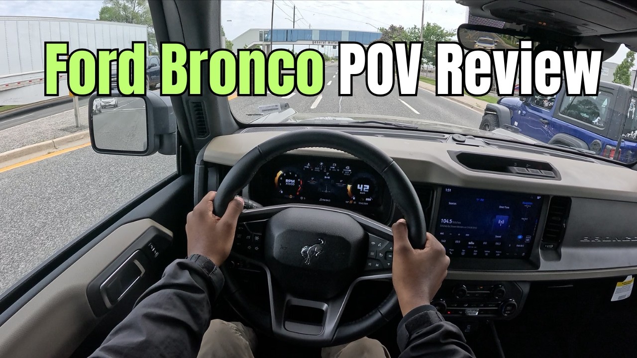 2025 Ford Bronco Big Bend POV Silent Downtown Drive // The Best Bronco To Buy! (ASMR)