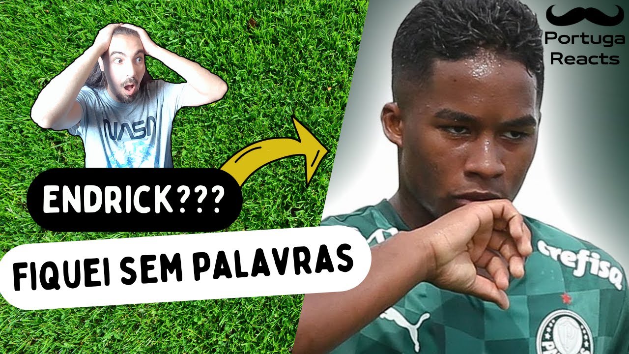 Endrick!!! Não estava a espera! Português reage ao futuro do Palmeiras e do Brasil!!