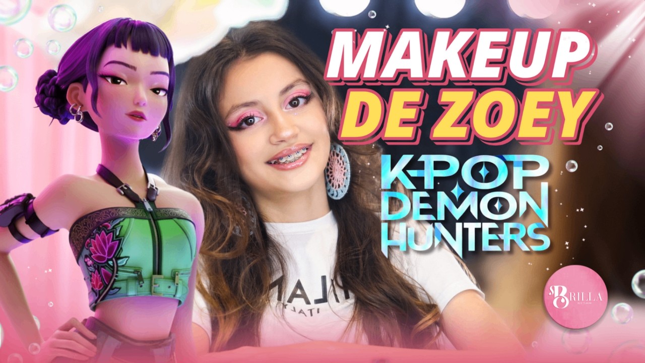 ME CONVIERTO EN UNA KPOP DEMON HUNTER ✨ (¿Logré el look de Zoe? 💜)