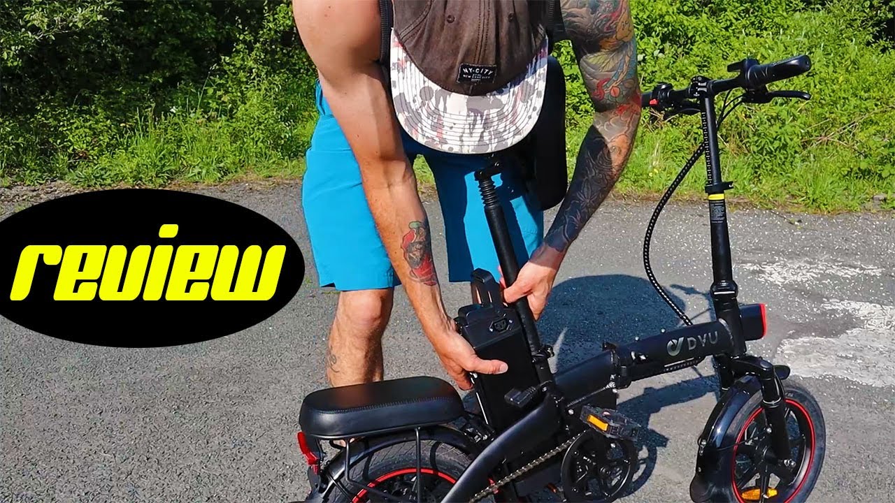 Folding Bike with Security! - DYU A5 14 Inch Electric Bike Review