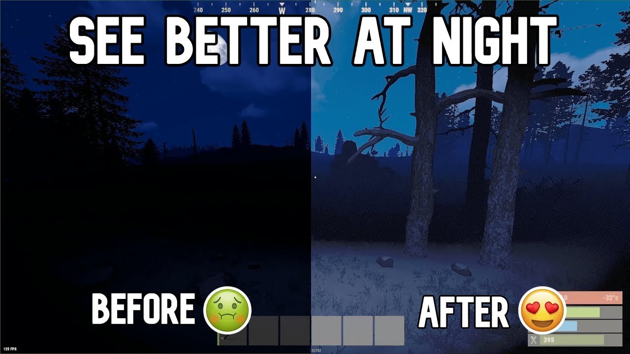 NEW BEST GRAPHICS SETTINGS IN 2025 RUST | GUIDE ON HOW TO SEE AT NIGHT IN RUST! RUST GAMMA! #rust