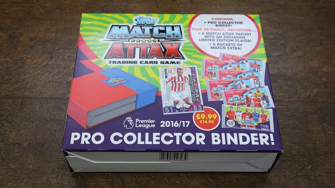 Match Attax Extra 2016/17 PRO COLLECTOR BINDER!