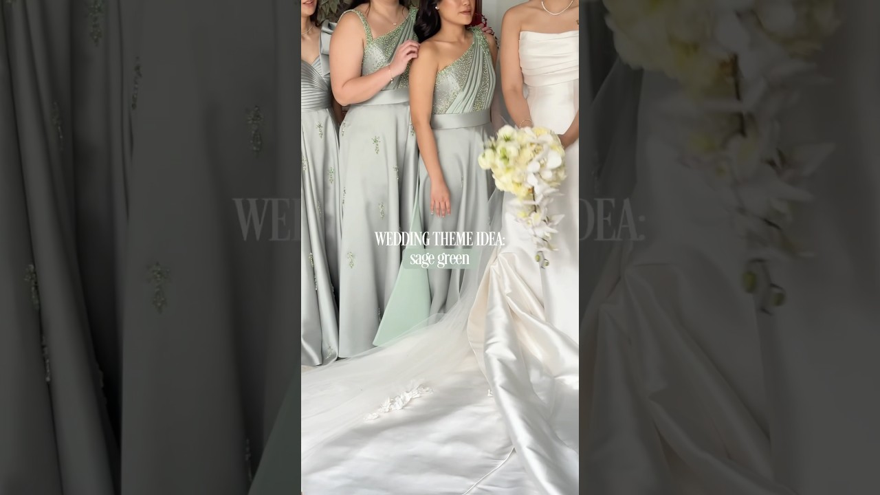 Everyone's favorite&mdash; sage green for wedding theme 💚 #weddingph #weddingideas #weddingvideo