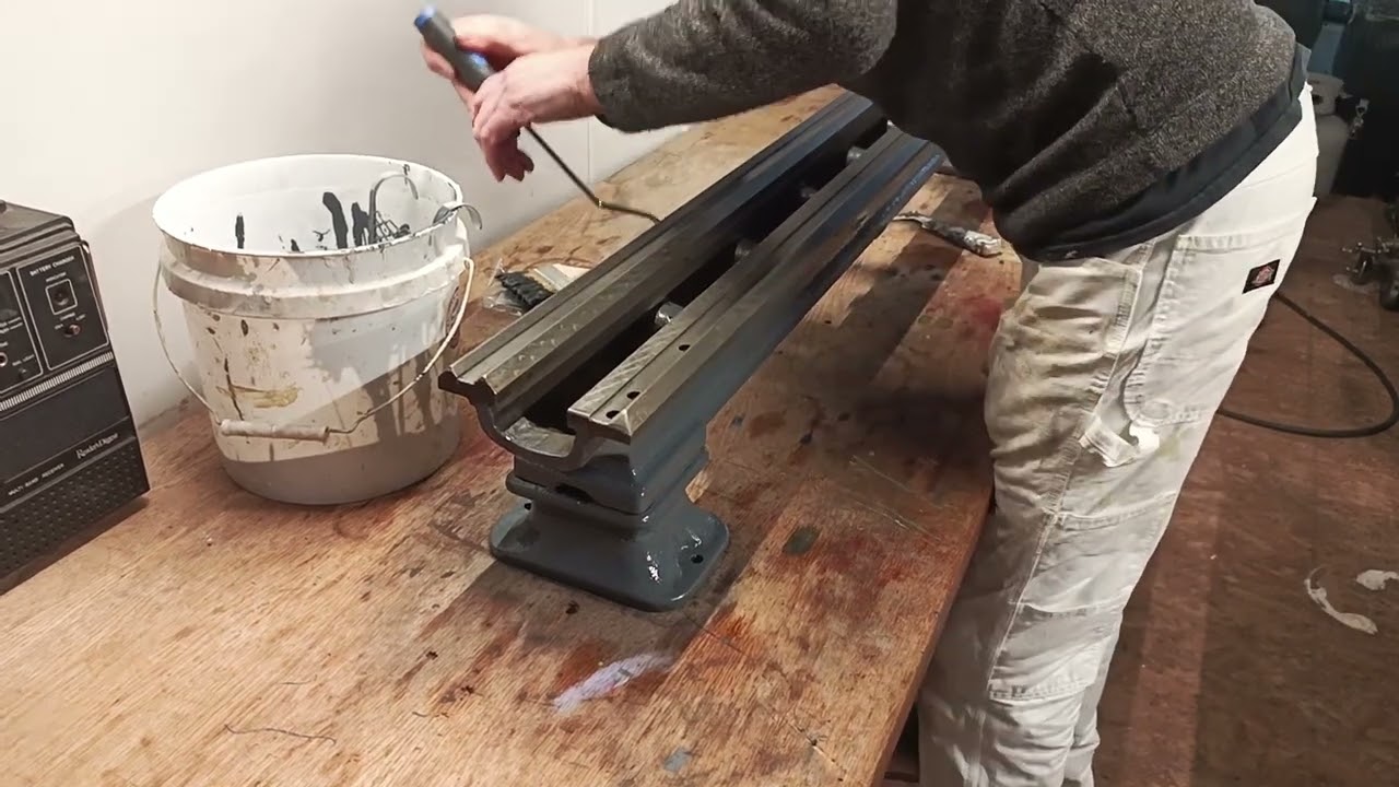 How to paint a lathe pt.2