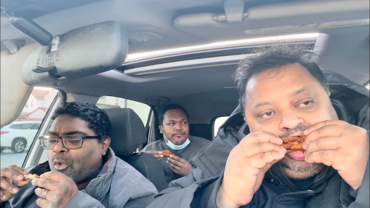 Eating Fried Chicken