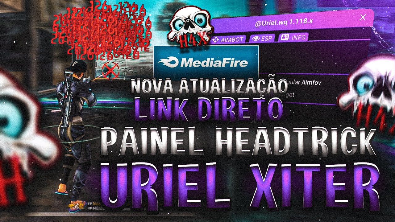 ОБНОВЛЕНО! 😱 VIP-панель URIEL XITER - Мод-меню FFH4X - XIT для Android/IOS 100% HS - прямая ссылка