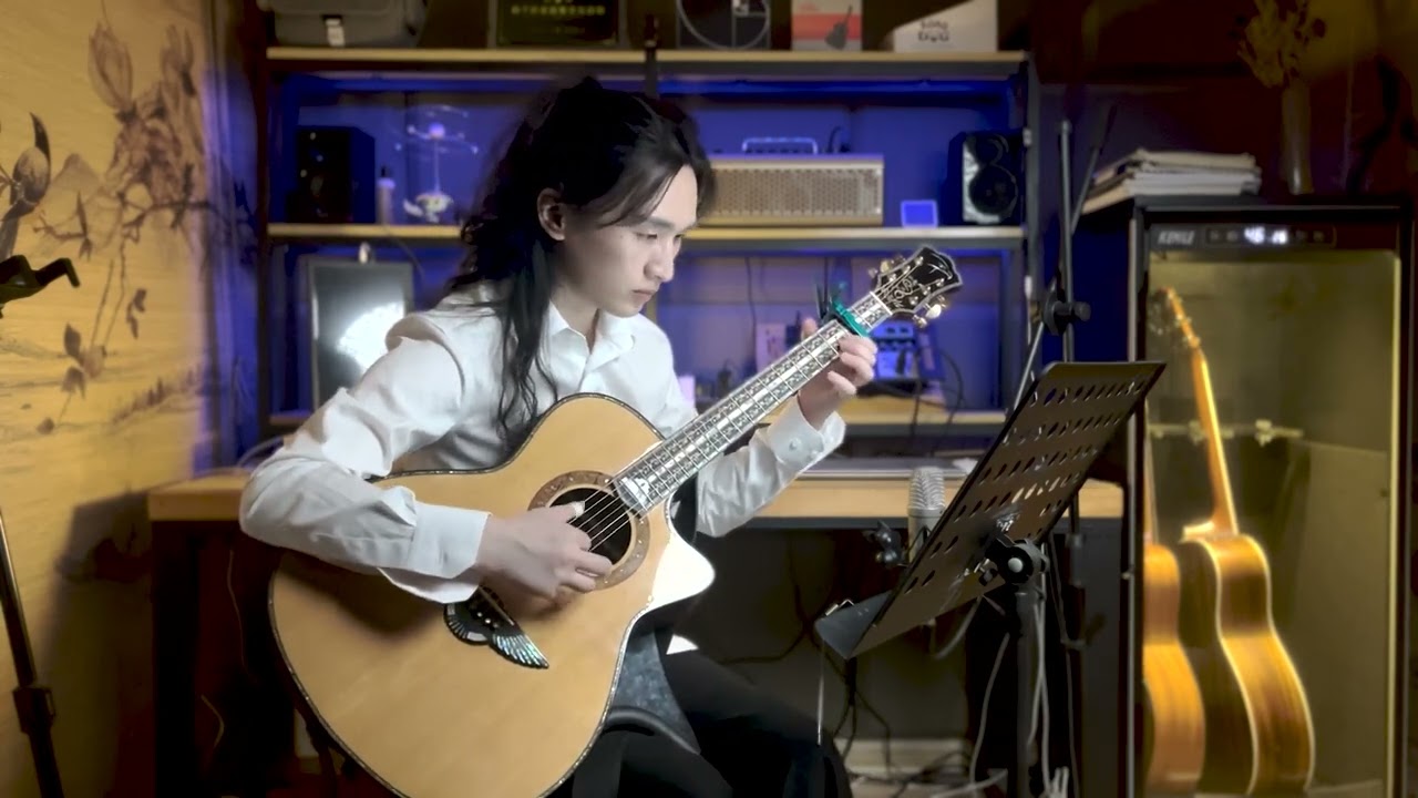 《Chengdu 成都》Acoustic guitar solo by Ruiwen Ye（叶锐文）EASY VERSION